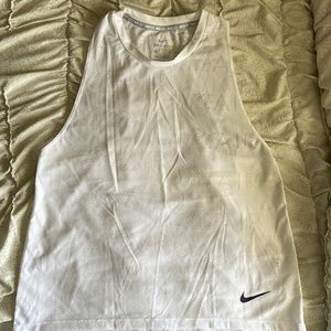 Nike womens running tank, S white